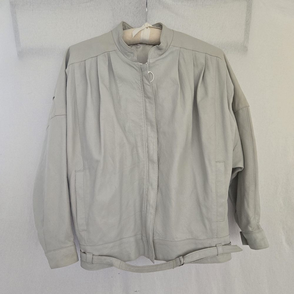 Vintage 1980s Beged-Or leather blouson-style Leather Jacket